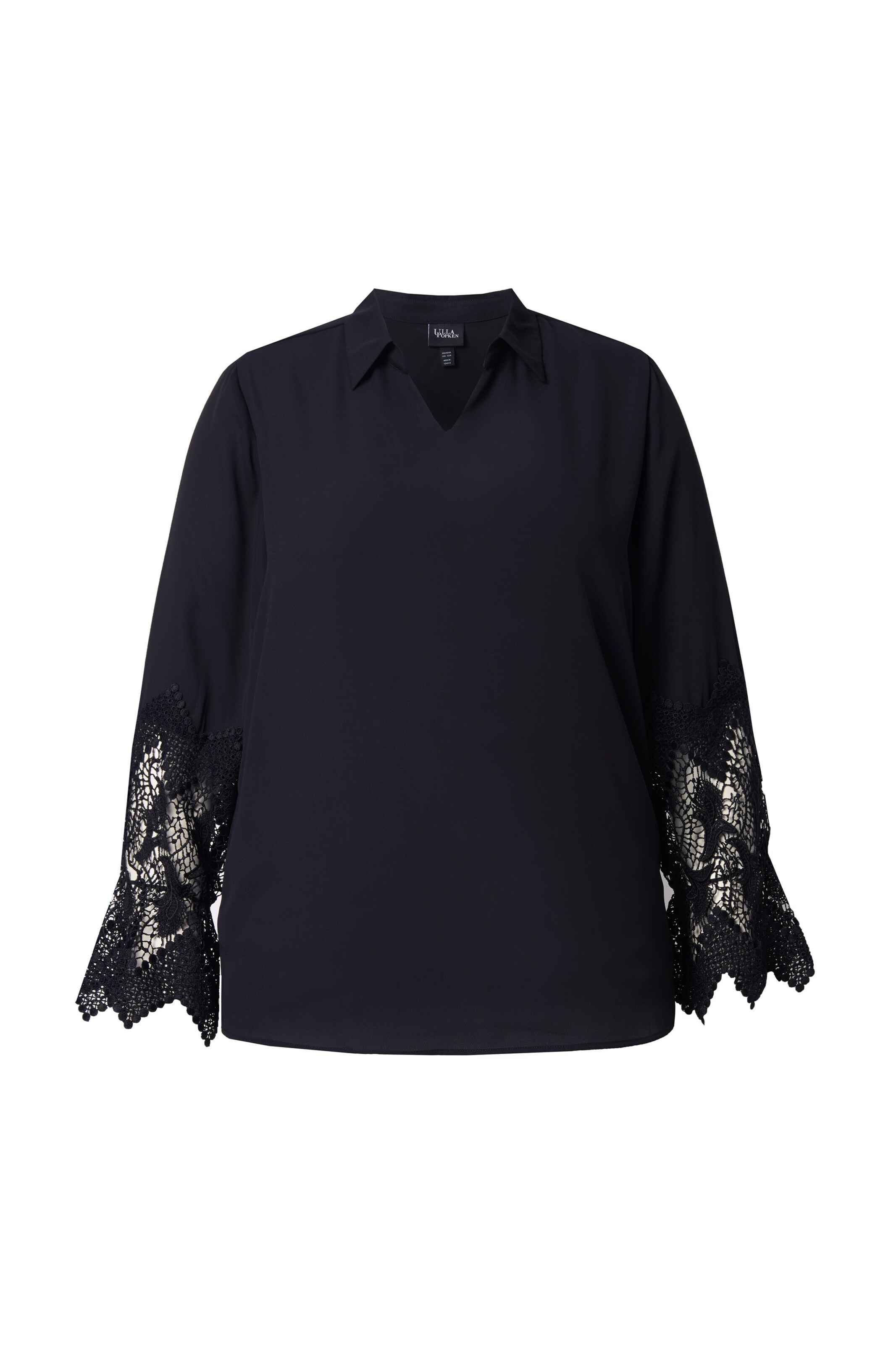 Ulla Popken Tuniek in Blauw: voorkant