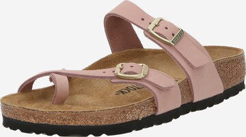 BIRKENSTOCK Mules 'Mayari' in Pink: front