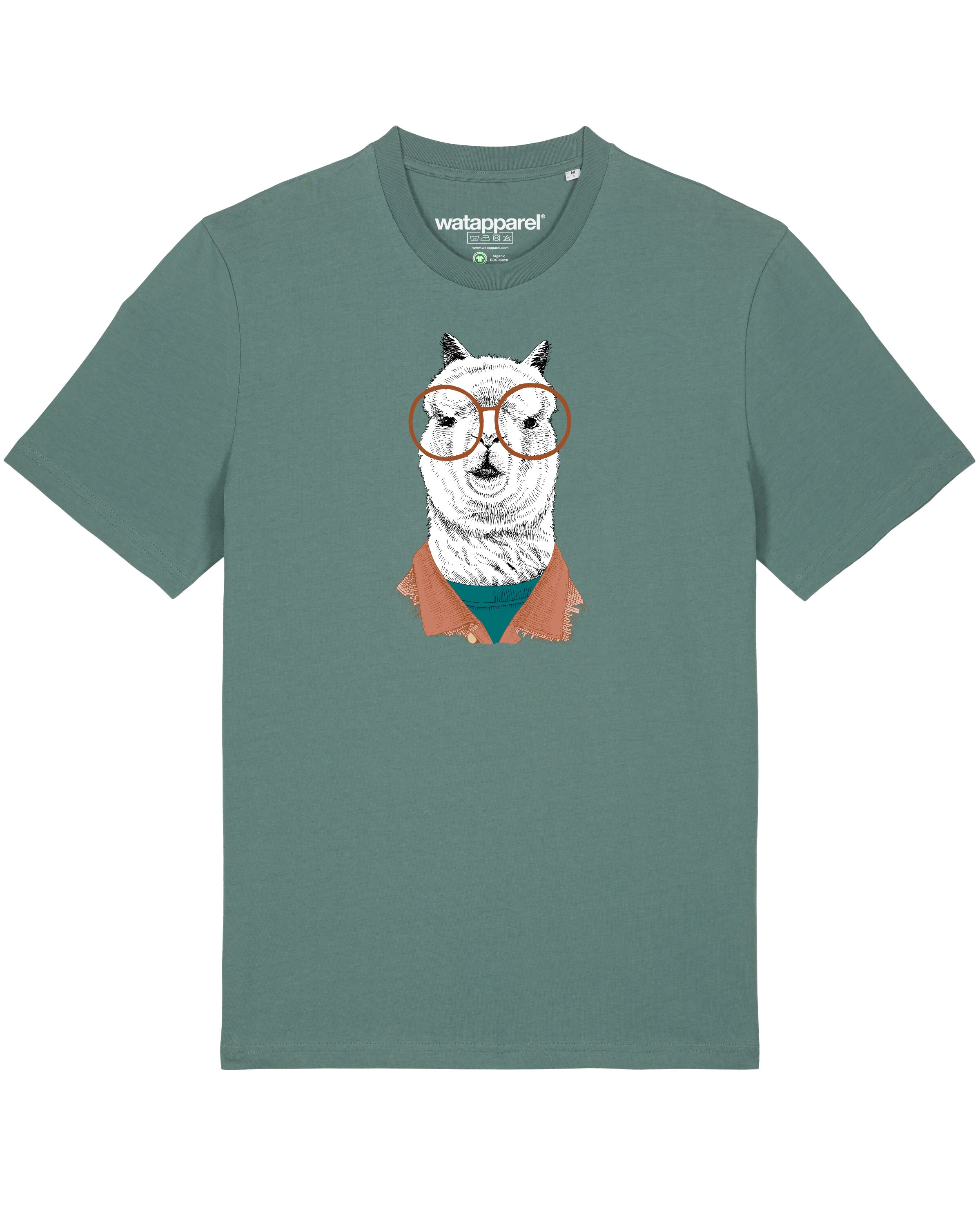 Watapparel Shirt 'Lama' in Green: front