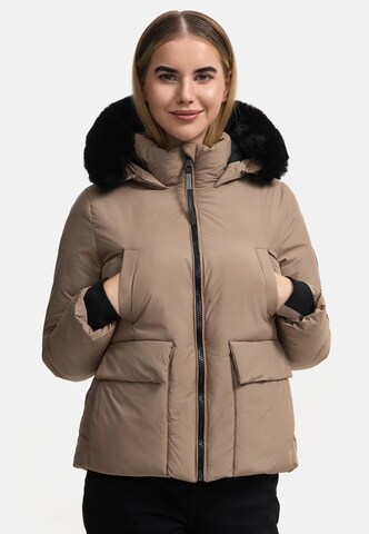 MARIKOO - Chaqueta de invierno en beige: frente