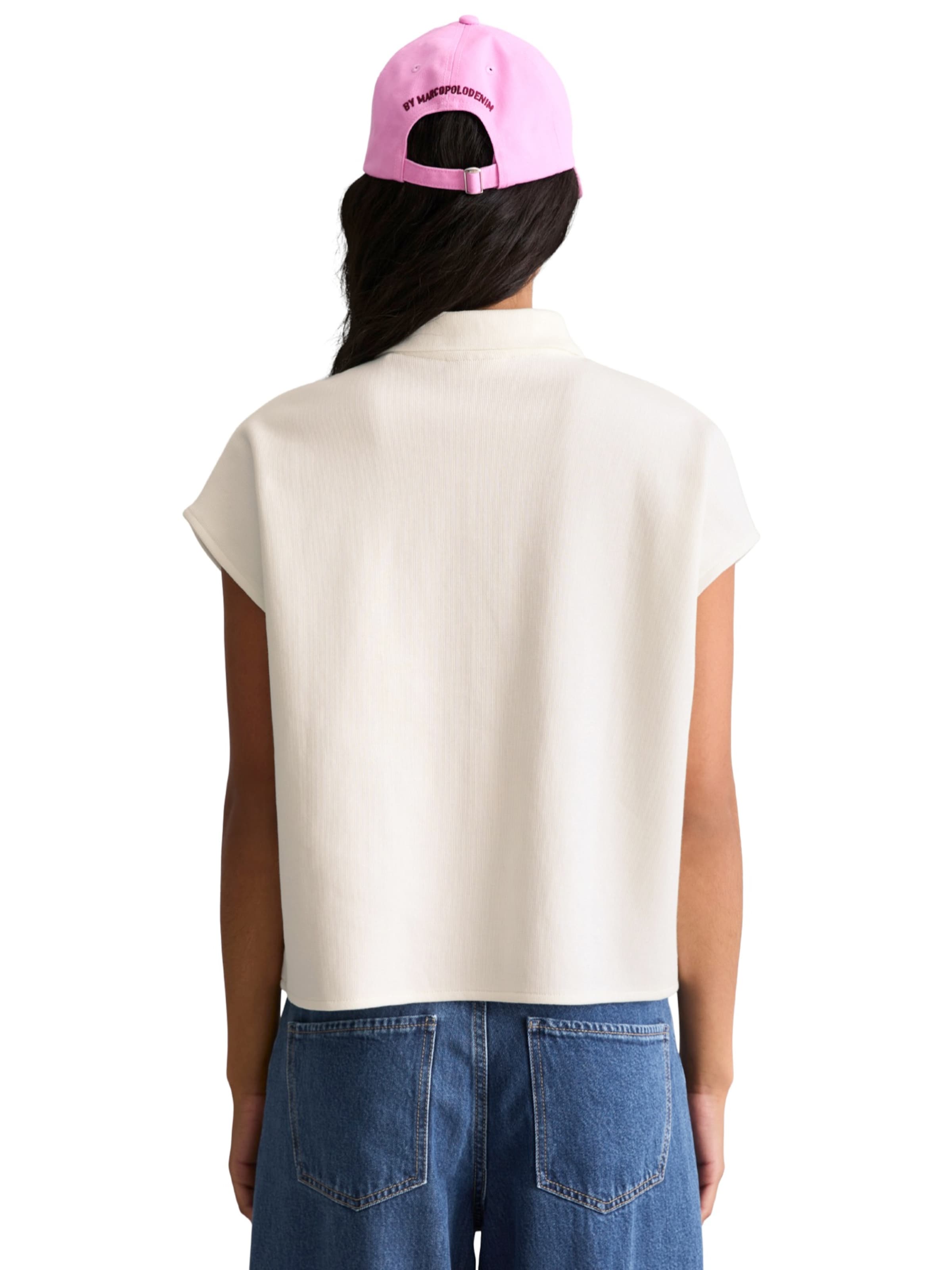 Tricou de la Marc O'Polo DENIM pe alb