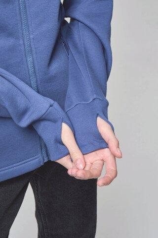 BENCH Athletic Zip-Up Hoodie 'Haylo' in Blue