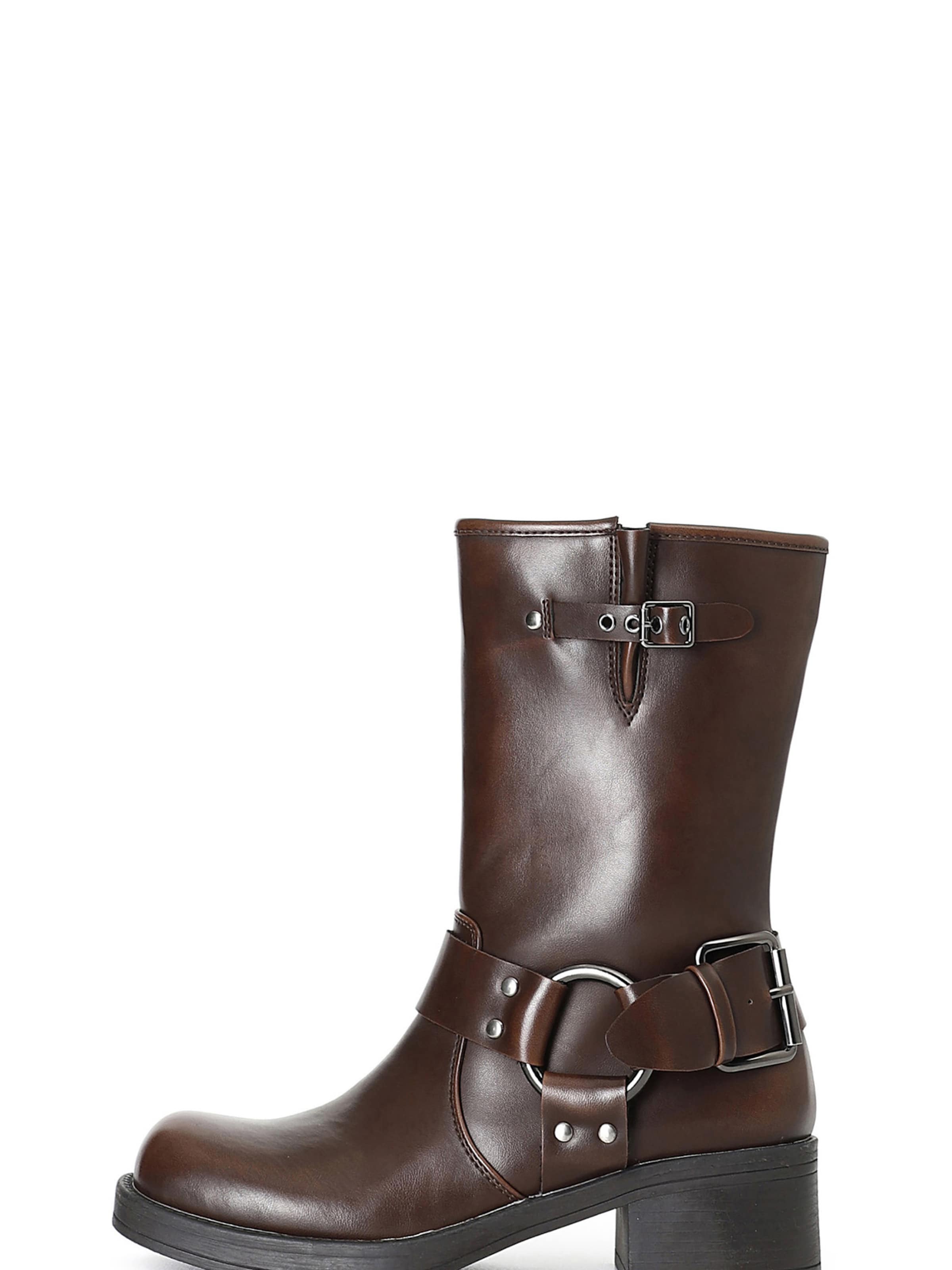 Boots di CAFè NOIR in marrone: frontale