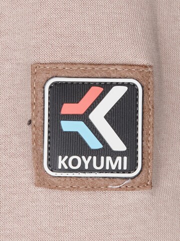 Koyumi Sweatshirt 'Suheyla Love it' in Beige