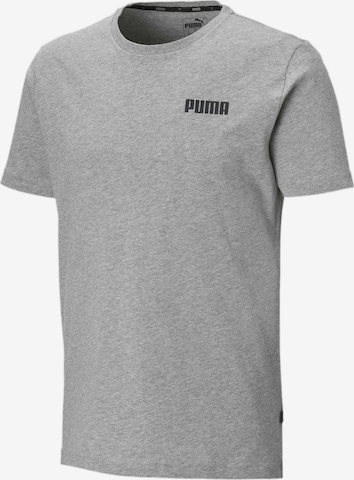 PUMA Shirt 'Essentials Small Logo' in Grau: front