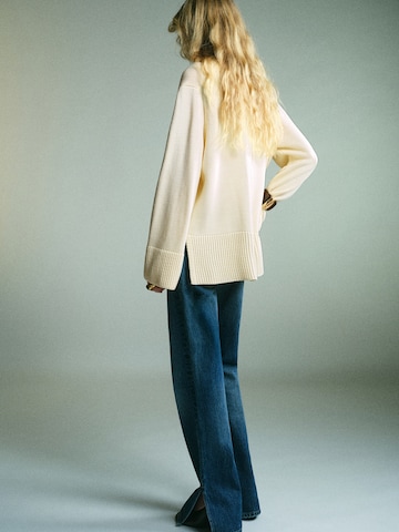MANGO Pullover 'Roger' i beige