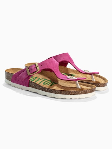 Bayton T-bar sandals 'MERCURE' in Pink