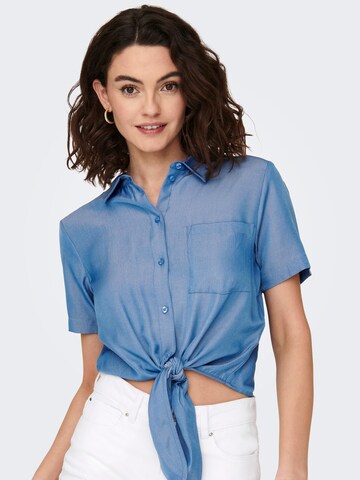 JDY Bluse 'RIANNA' in Blau