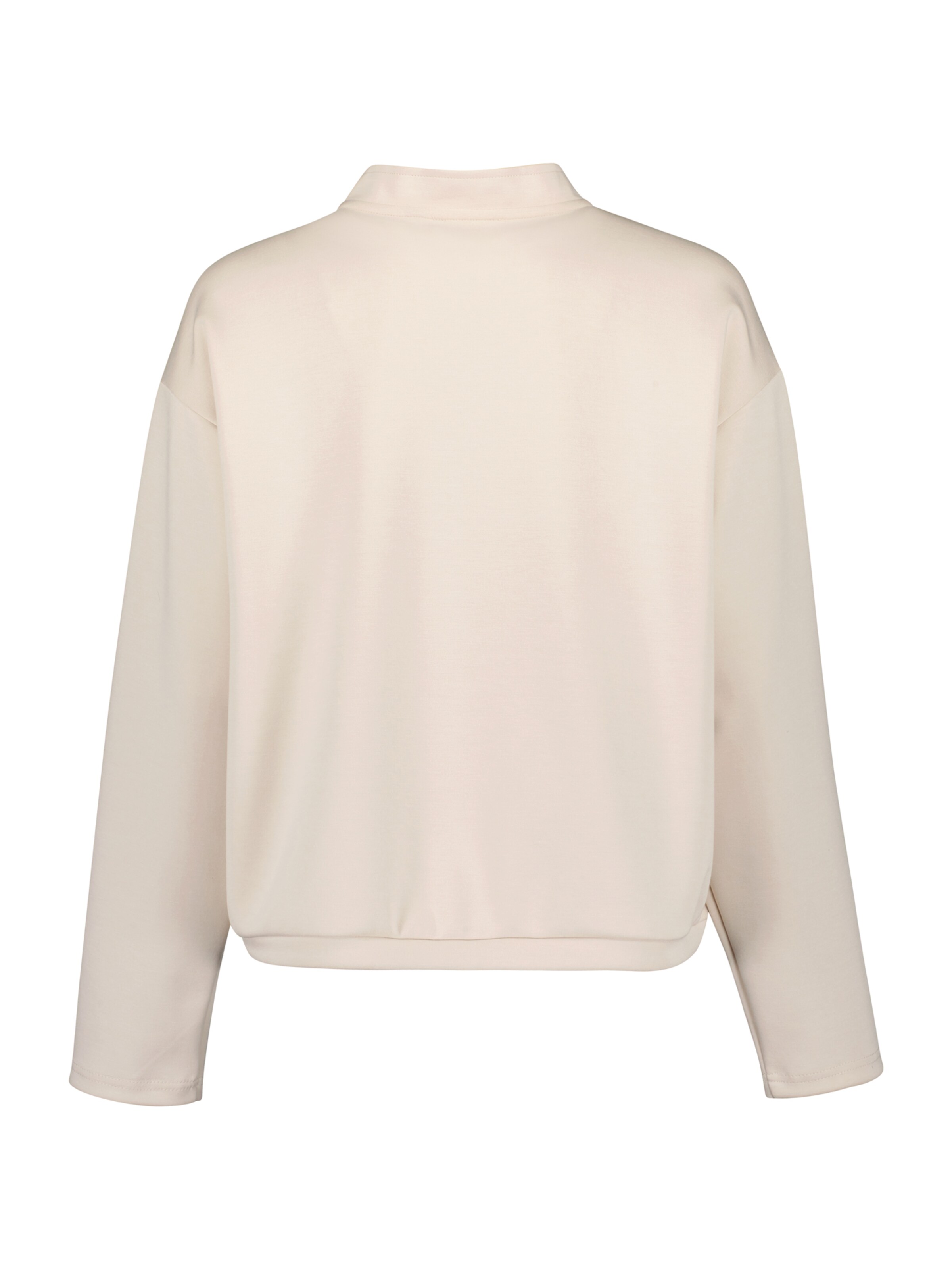 BLUE SEVEN Zip-Up Hoodie in Beige