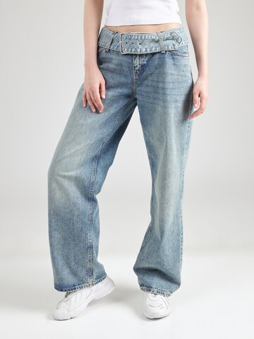 HUGO Baggy Jeans 'Glory' in Blauw: voorkant
