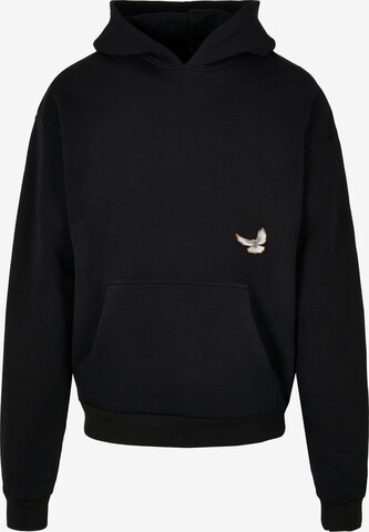 Sweat-shirt MT Upscale en noir : devant