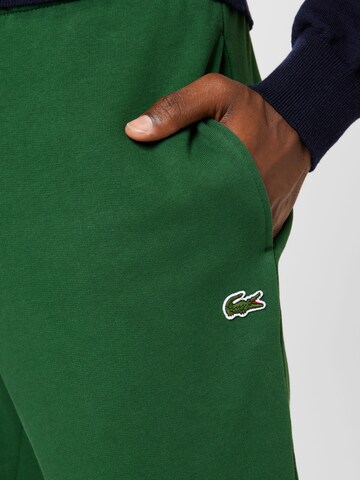 LACOSTE Slim fit Trousers in Green