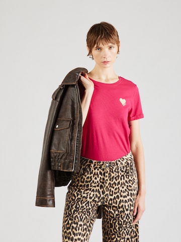 ONLY T-Shirt 'ONLKita' in Pink: Vorderseite