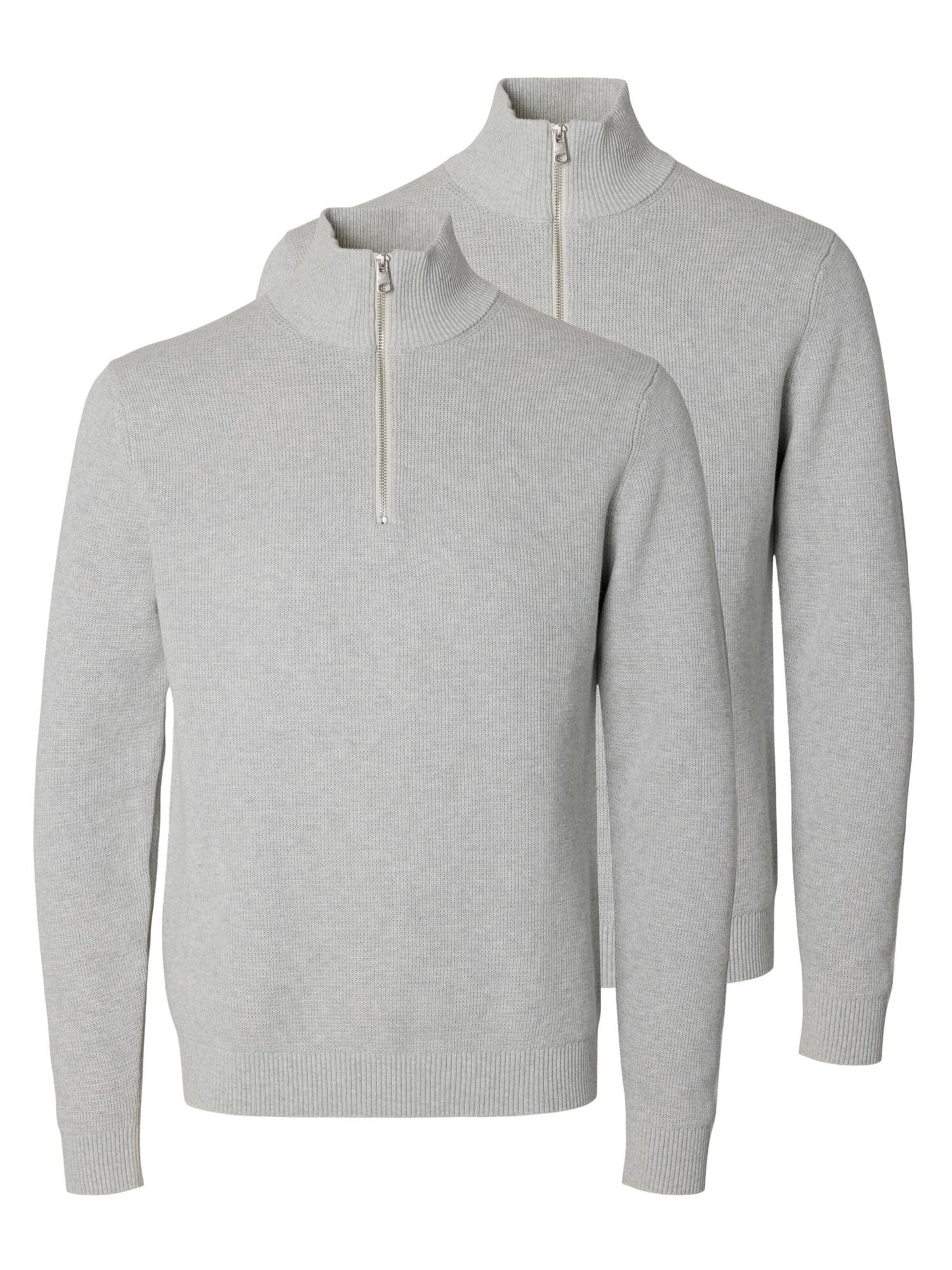 SELECTED Sweater 'Dane' in Grey: front