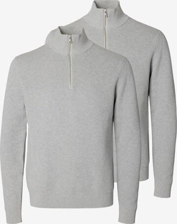 SELECTED Sweater 'Dane' in Grey: front