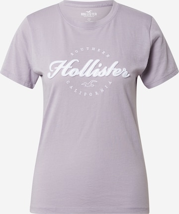 HOLLISTER T-Shirt in Lila: predná strana