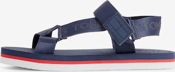 Sandales Tommy Jeans en bleu : devant