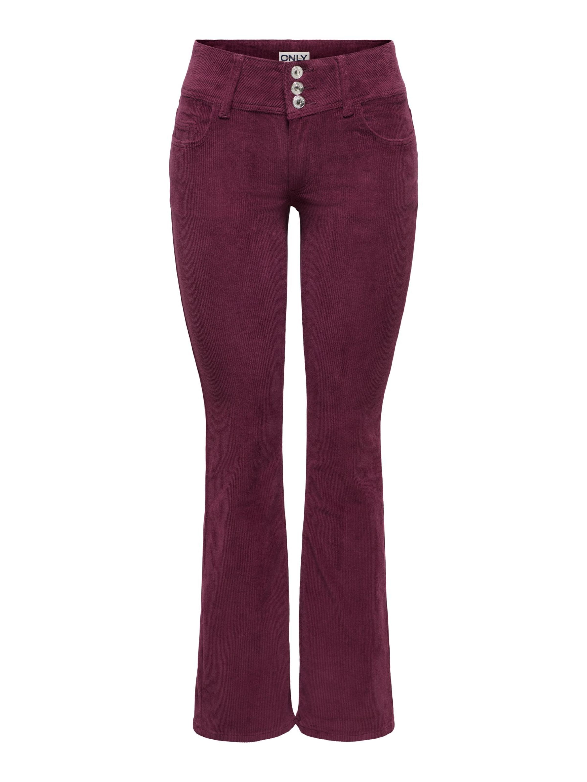 Pantalon ONLY en rouge : devant