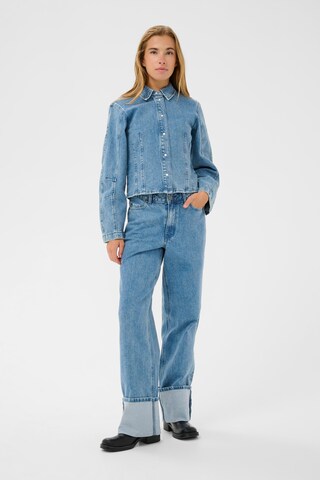 Kaffe Wide Leg Jeans 'Vallis' in Blau