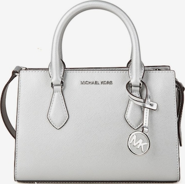 Michael Kors Handtasche 'Sheila Small Center-Zip Satchel' in Silber: Vorderseite