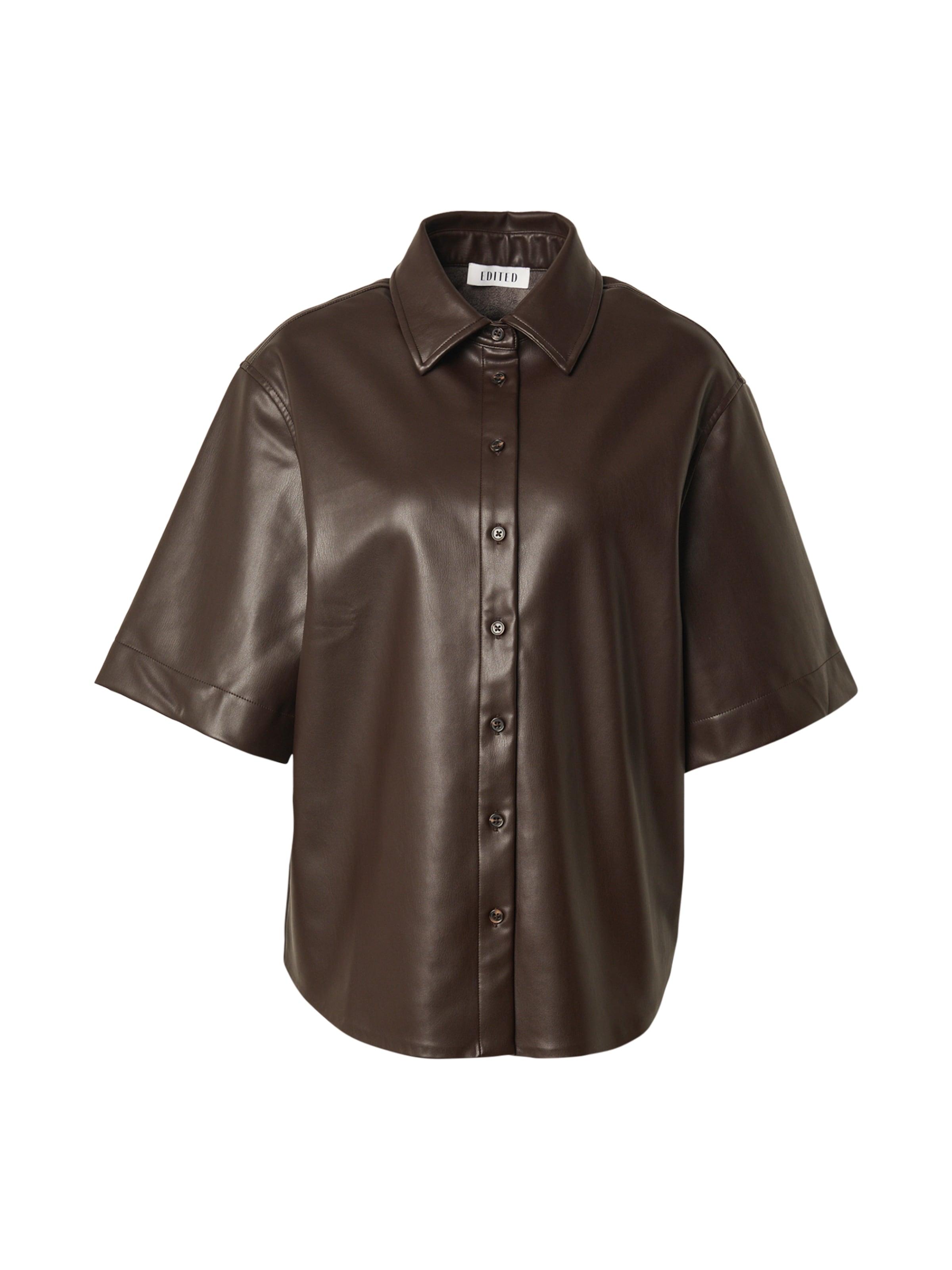 EDITED Blouse &#x27;Jaliyah&#x27; in Bruin: voorkant