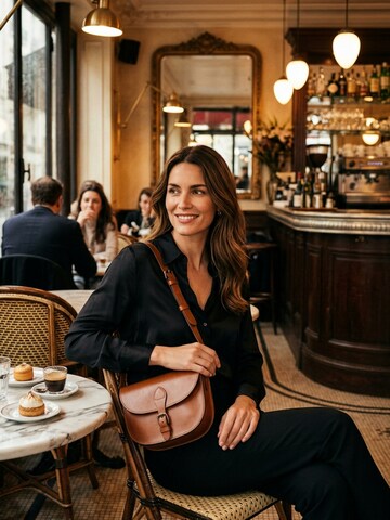 Borsa a tracolla di THE DUST COMPANY in marrone