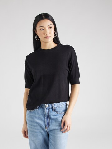 Pull-over 'MORLA' b.young en noir : devant