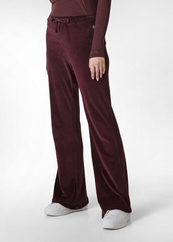 DEHA Flared Sportbroek in Rood: voorkant