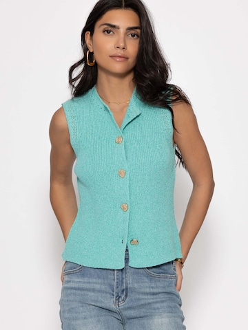 SASSYCLASSY Knitted Vest in Blue