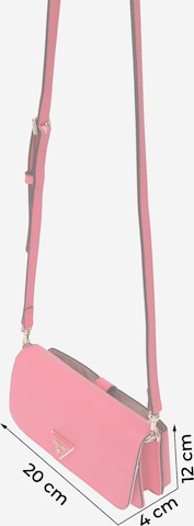GUESS Τσάντα ώμου 'Noelle' σε ροζ