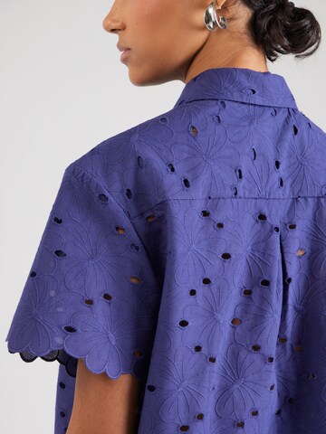 Chemisier 'Evelina' King Louie en bleu