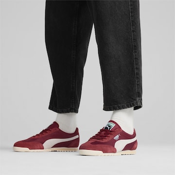 PUMA Platform trainers in Red: front