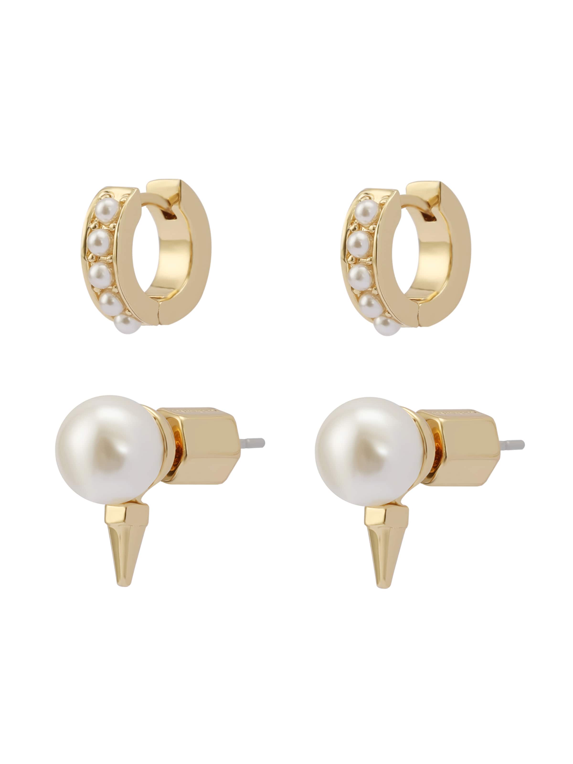 AllSaints Náušnice - Zlatá