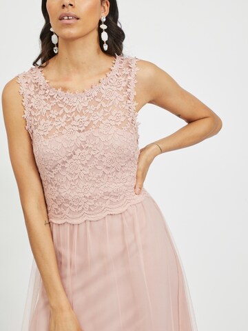 VILA Evening dress 'Lynnea' in Pink