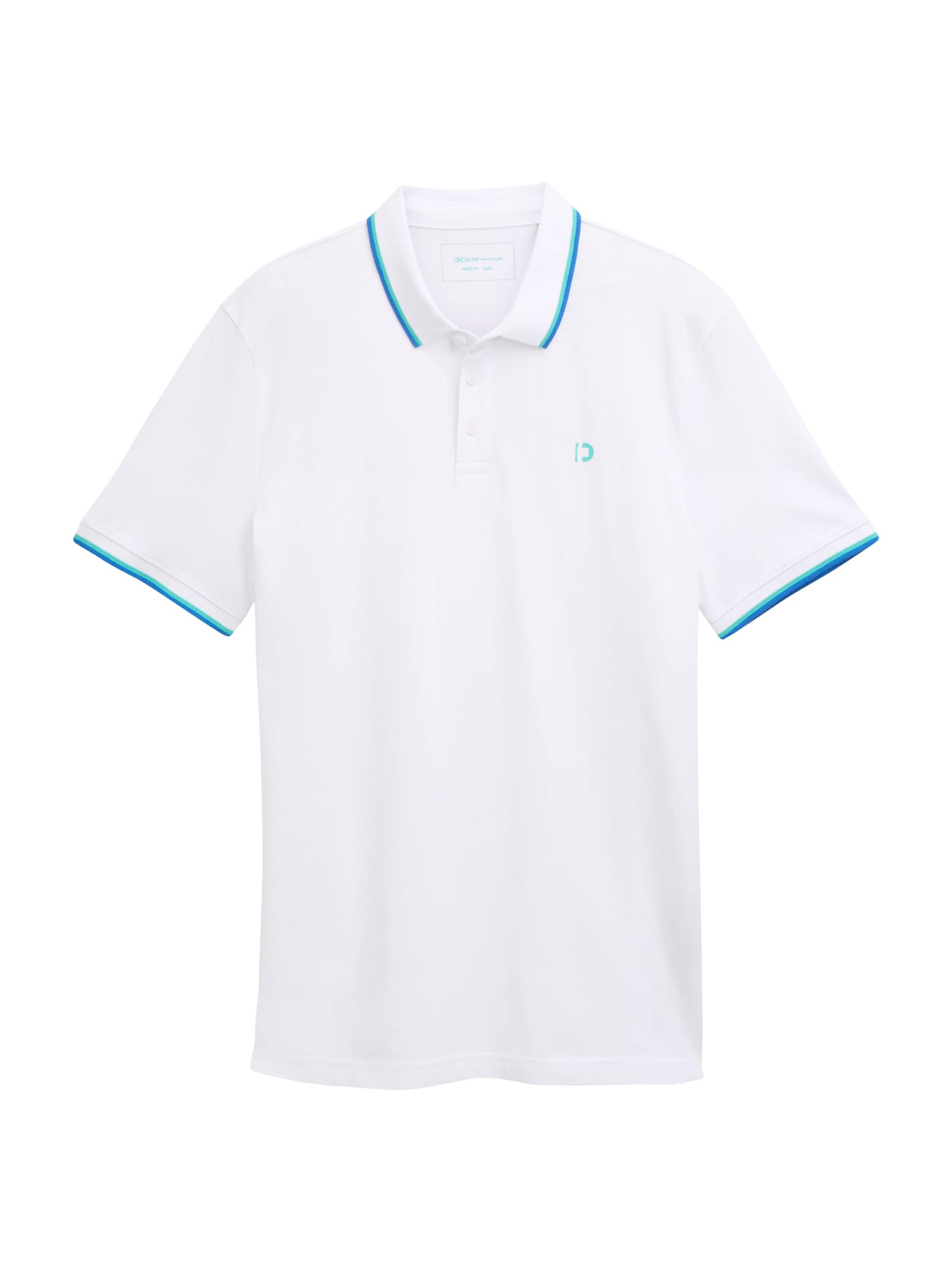 TOM TAILOR DENIM Shirt in White: front