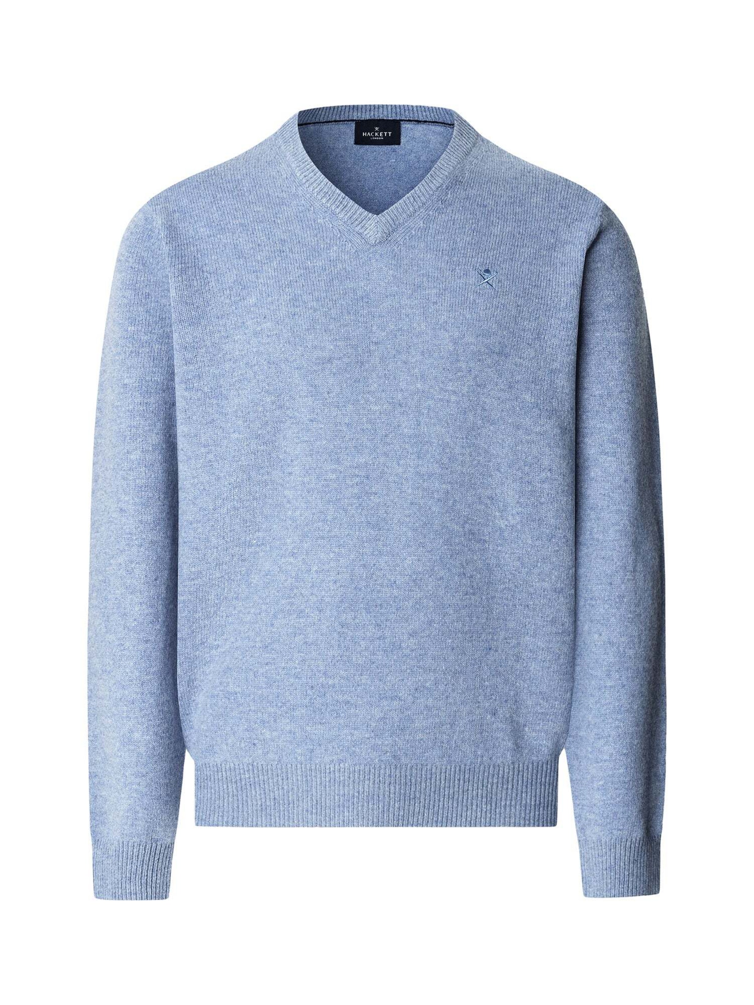 Hackett London Trui in Blauw: voorkant