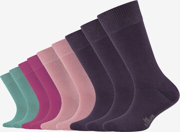 Chaussettes 'Torino' s.Oliver en violet : devant