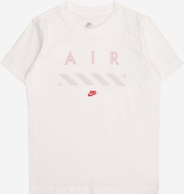 T-Shirt 'AIR' Nike Sportswear en blanc : devant