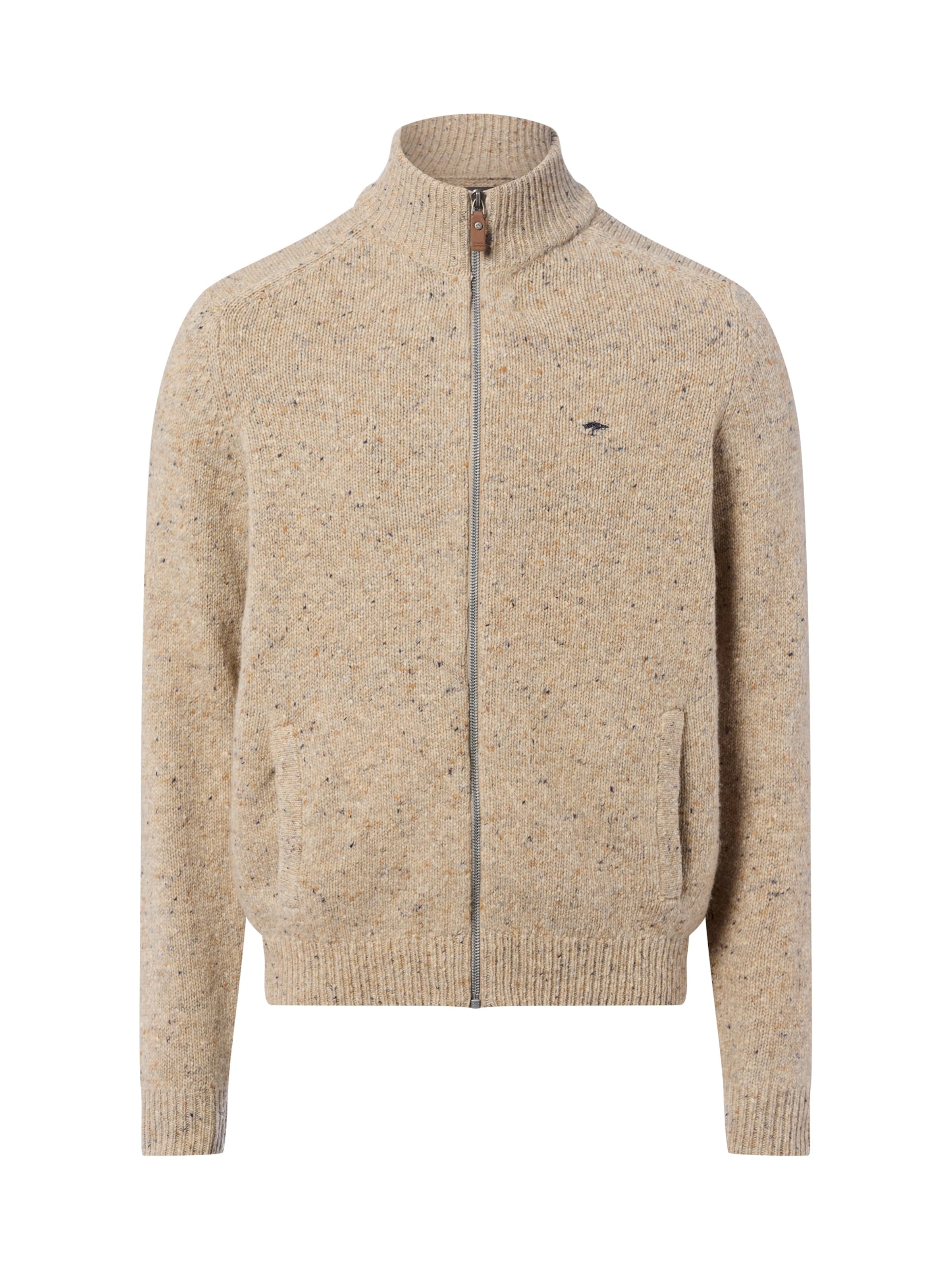 FYNCH-HATTON Gebreid vest in Beige: voorkant