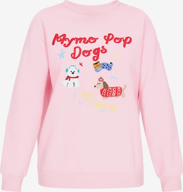 Sweat-shirt 'Pop' MYMO en rose : devant