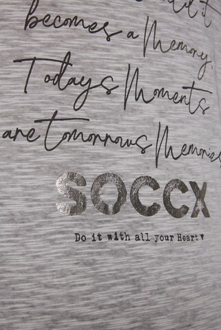 T-shirt Soccx en gris