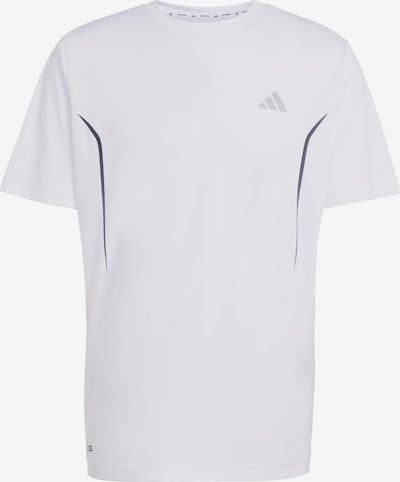 Sportiniai marškinėliai 'Tech Apparel' iš ADIDAS PERFORMANCE, spalva – šviesiai pilka / juoda / balta, Prekių apžvalga