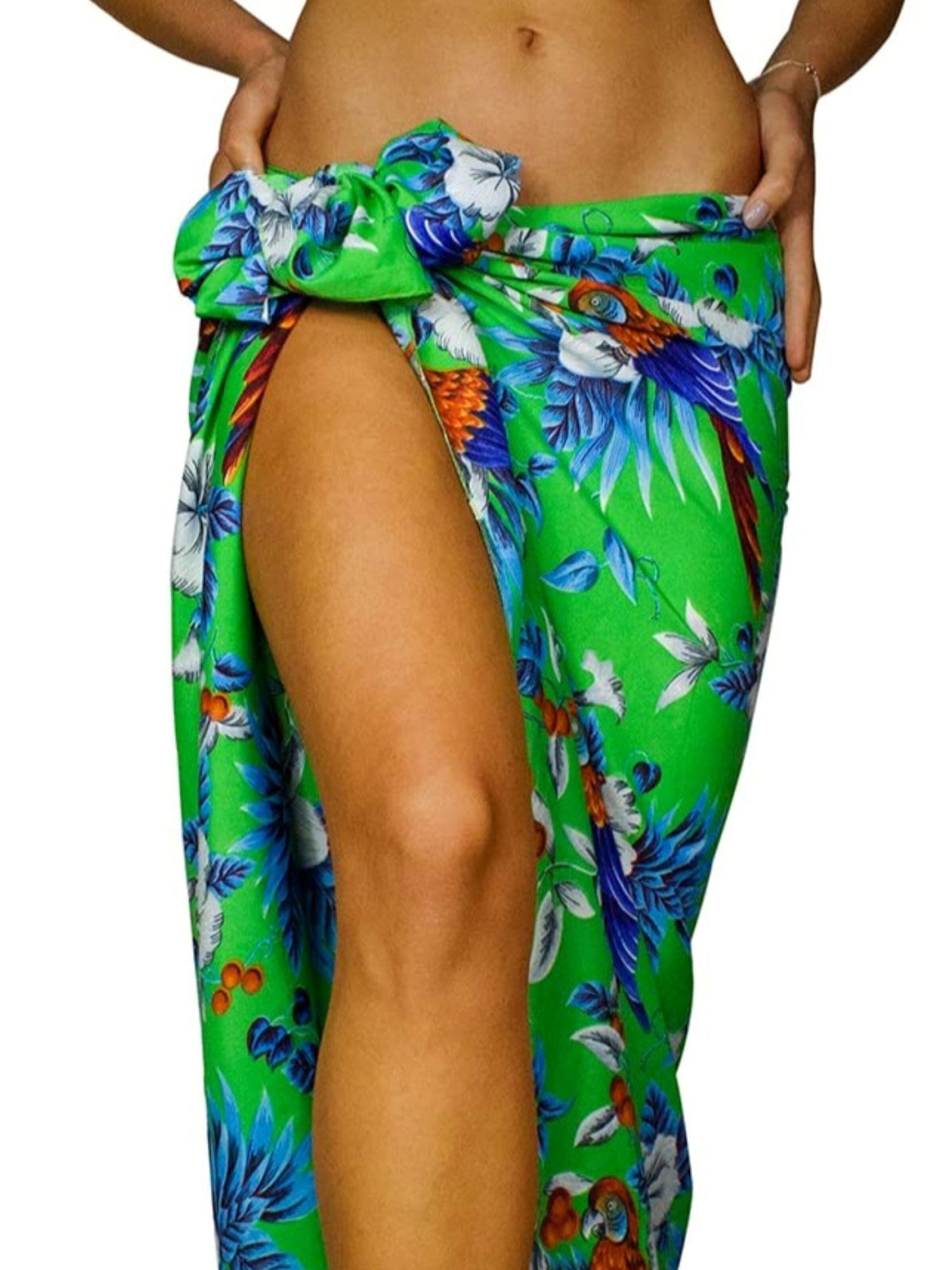 King Kameha Strandtuch 'Cherryparrot'‌‌‌‌‌‌‌ in Grün