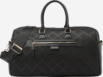 VALENTINO - Bolsa de viaje en negro: frente