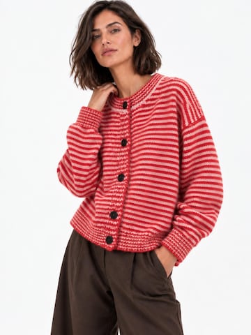 Josephine Label Kofta 'Cardigan Alice' i röd