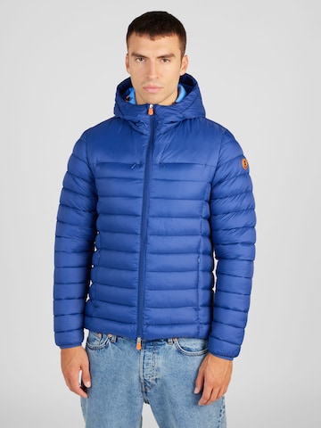 SAVE THE DUCK Prehodna jakna 'Roman' | modra barva: sprednja stran