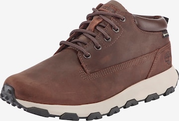 TIMBERLAND Schnürboots in Braun: Vorderseite