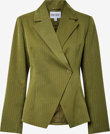 PIECES Blazer 'PCFalka' i grøn: forside