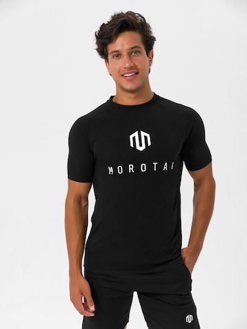 MOROTAI Shirt 'CORPORATE BASIC' in Schwarz