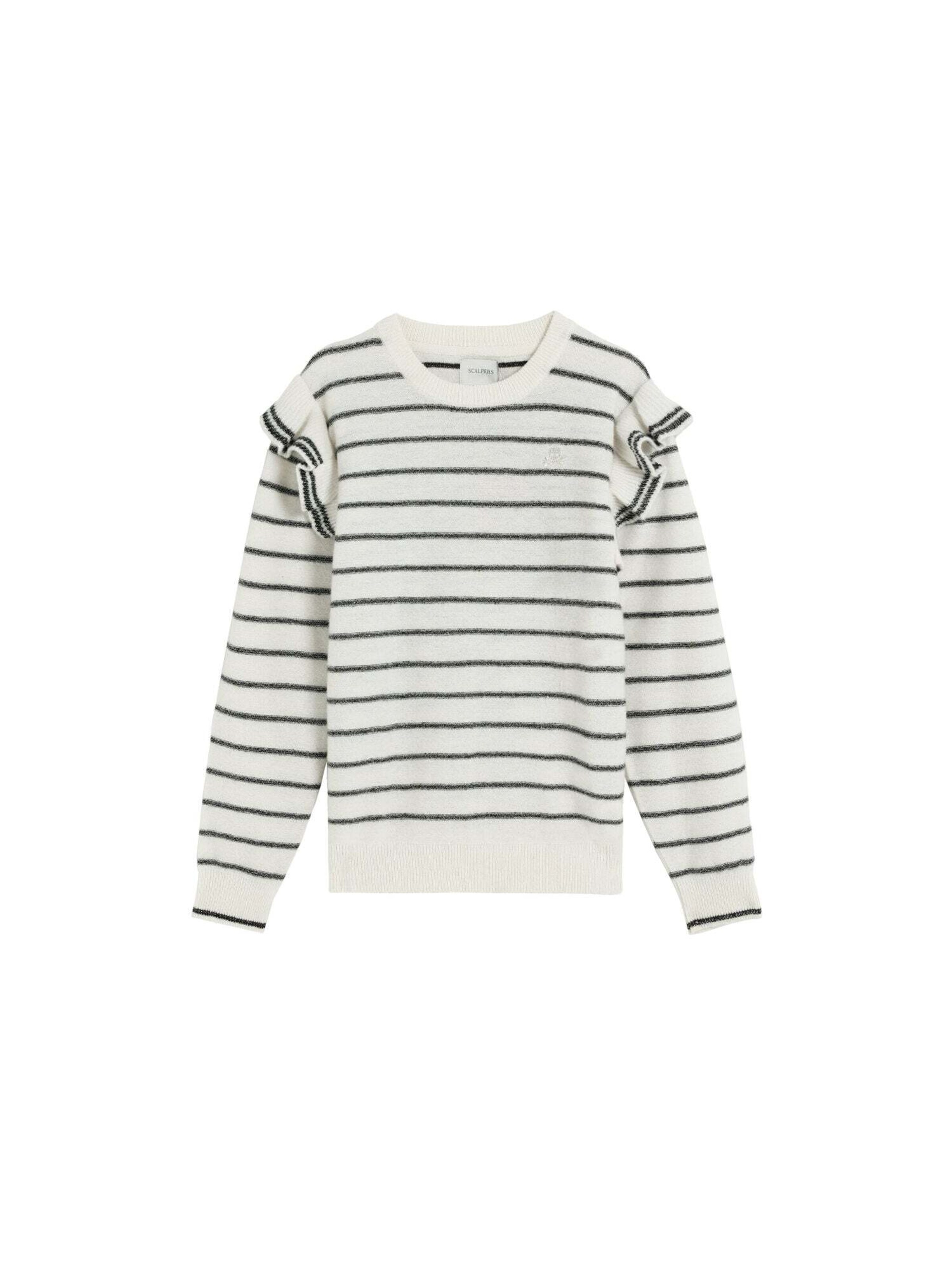 Scalpers Pulover &#x27; &#x27; | črna barva: sprednja stran